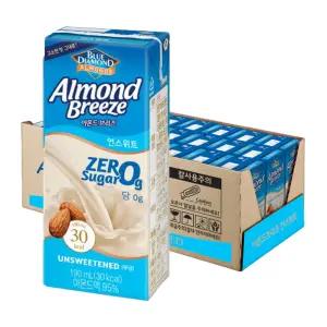 아몬드브리즈 언스위트, 190ml, 24개