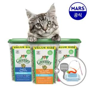 그리니즈 필라인 276gx2개 골라담기+모래삽+고양이낚시대+베베숲물티슈