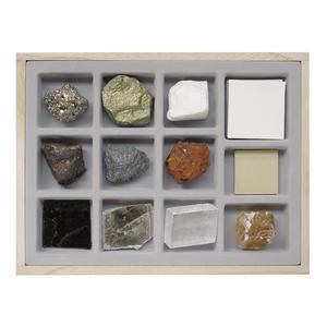 [더원사이언스] 조흔색실험 광물 표본 (10종 1조 목상자입) KSIC-5331/지구과학/표본류/과학교구