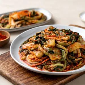 얼갈이김치 2kg 전라도 보성 겉절이 별미 / 국내산 / 당일제조 / HACCP 인증