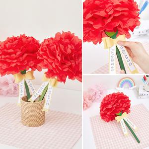 [오피스스쿨] 민화샵 대왕 카네이션 만들기 diy 페이퍼아트 대형 카네이션 어버이날 스승의날 카네이션선물