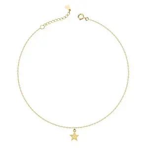 [메리그린]14K GOLD 해피니스 별 체인 발찌