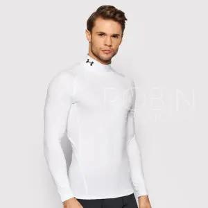 언더아머 히트기어 컴프레션 모크넥 긴팔티셔츠