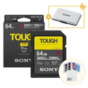 소니 SF-G64T TOUGH SDXC UHS-II U3 Class10 4K 메모리 카메라 SD카드 64GB