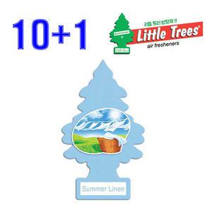 리틀트리 차량용 방향제 섬머린넨 10+1 미국산 섬머린넨 총(11개)
