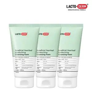 락토덤 피부에 유익한 어성초 클렌징폼 130ml 3개