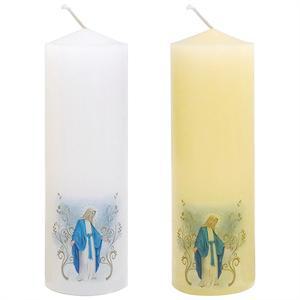 [5x15cm] 은혜성모 미색/백색 - 기도초 양초 가톨릭 천주교 성물