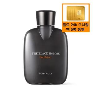 [토니모리](의정부점)더 블랙 옴므 에멀전(170ml)+사은품/골드24k 스네일 마스크 팩 5매 증정
