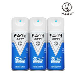멘소래담 스프레이 에스 쿨타입 파스 180ml x3개