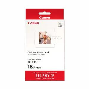 [캐논]총판 포토프린터 용지 KC-18IS / 정사각형-18매, 스티커용지, PCC-CP400 필요