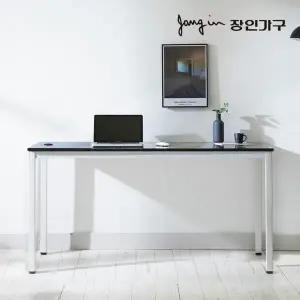 장인가구 르네 라운드 마블 800 철제 USB포트 LPM 책상