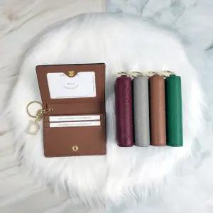 여자지갑 카드 반지갑 여성 각인 가죽공방 미니 무료각인