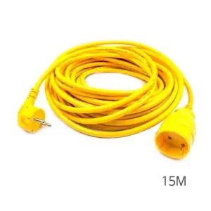 국산 1구 고용량 전기 연장선 멀티코드 멀티탭 15M (황색)