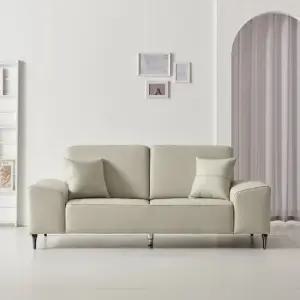 솔트 나우루 3인 천연면피 통가죽 소파 msi004