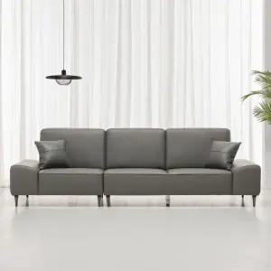 솔트 쿠나드 4인 천연면피 통가죽 소파 msi002