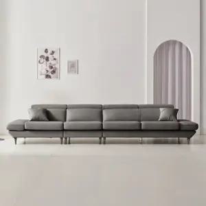 솔트 르엘 6인 천연면피 통가죽 소파 msi022