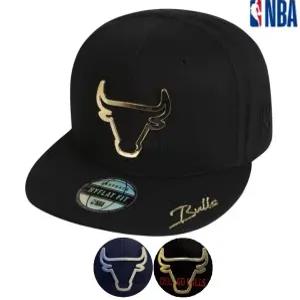 남여공용 엔비에이 시카고불스 아웃라인 메탈 스냅백 모자 GR (N235AP614P)