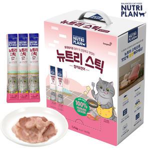 동원 뉴트리플랜 뉴트리스틱 14g x 100개 참치연어 저염 짜먹는 간식