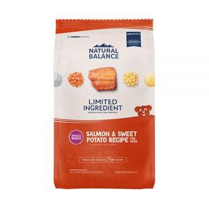 내추럴발란스 성견용 LI 그레인프리 연어 앤 고구마 레시피 강아지 사료 작은알갱이 2.4kg 1개