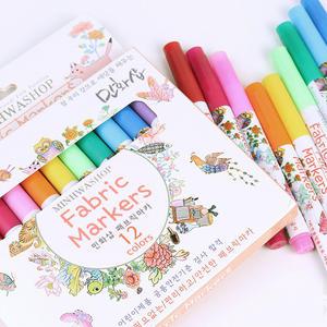 민화샵 패브릭 마카 12색