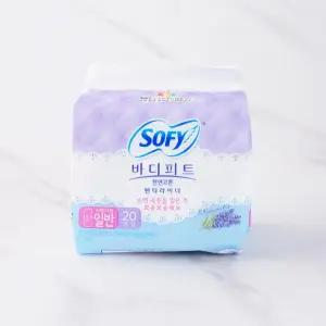 LG 바디피트 천연코튼 일반 라벤더 팬티라이너 20p
