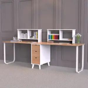 아록 서랍 책상 2인용 세트 1200 착불