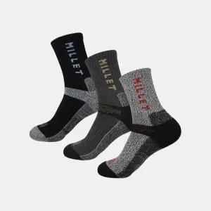 밀레 MILLET 남자 등산양말 트레킹 작업양말 두꺼운 쿠션 장목 5켤레
