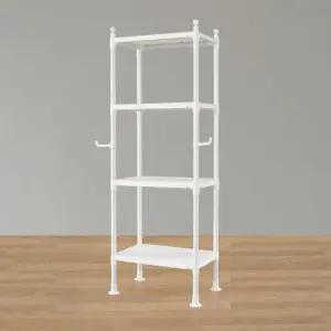 왕자 60 타공선반 화이트4단 50)_645