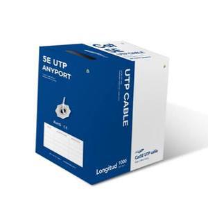 Anyport CAT.5E UTP 랜케이블 랜선 300M 단선 그레이 AP-5UTP-305M(G)