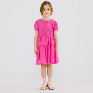 [아이러브제이] 리본하트 퍼프 셔링 원피스 JWUOP11