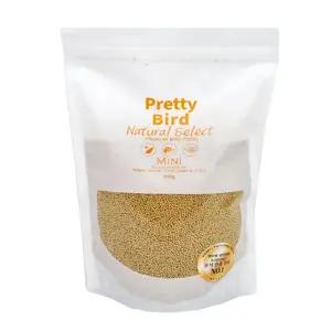프리티버드 네츄럴 셀렉 프리미엄 미니 펠렛 800g 앵무새 사료 먹이 간식 장건강 깃털 부리강화
