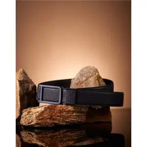 [롯데백화점]닥스 액세서리 [선물포장/쇼핑백동봉] 블랙 프리미엄 이태리 수입가죽 후크 벨트 DBBE4F130