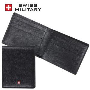 스위스밀리터리 소가죽 남성지갑 남자반지갑WA0720BKP