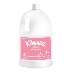 크리넥스 99+ 핸드워시 워터리플라워향, 4L, 1개