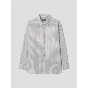 [로가디스] 셔닐 스트라이프 셔츠 - 라이트 그레이 (RY4864P212)