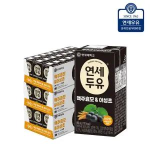 [연세우유] 맥주효모 & 어성초 두유 190ml (72팩)_YS302