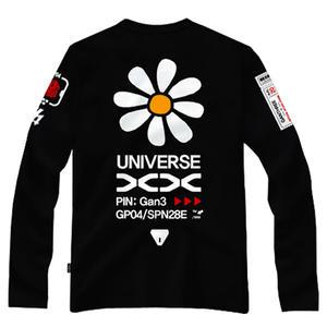 간쓰리 GP04SP 국내생산 디자이너 긴팔티 블랙