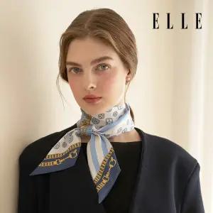 [정상가 59,000원] 엘르 E체인슬림 실크 방도 스카프 SE329S309
