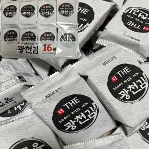 재구매 하고싶은 광천 도시락김 64봉 세번 구운 바삭한 더 재래김 명절 선물세트