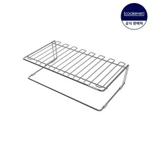 쿡에버 스텐 그릇 정리대 L
