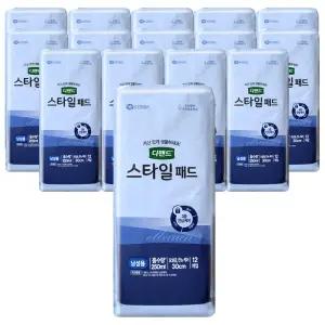 NEW 디펜드 스타일 패드 남성용 프리 12매 x15팩-1박스 /요실금패드 기저귀