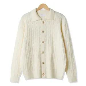 [엠엔씨][MNC] 케이블 카라넥 버튼가디건 (MDCD260RO)