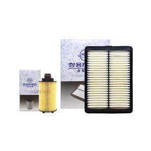 토레스 1.5가솔린터보 쌍용KGM 순정오일필터+에어필터세트[3009-37300]