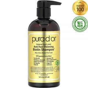 퓨라도르 안티-헤어 씨닝 비오틴 샴푸 473ml Anti Hair Thinning Biotin Shampoo Origninal Gold Label