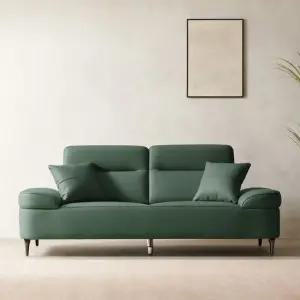 솔트 제드 3인 천연면피 통가죽 소파 msi031