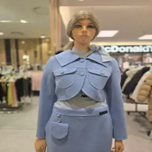 [에고이스트] 핸드메이드 빅카라 크롭 재킷  EQ1WJ-163