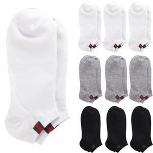 남자 발목양말 20켤레 스니커즈 띠 무지 흰색 회색 검정