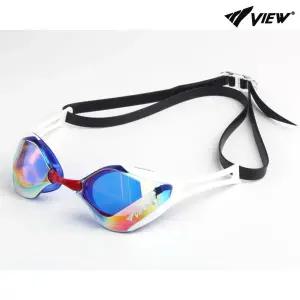 [VIEW]뷰 블레이드F 제로 V128SAM 미러 노패킹 수경 VIEW 선수용 물안경 안티포그