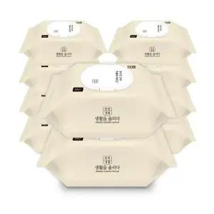 올림생활 데일리 물티슈 100매 55gsm X 10팩