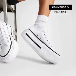 [컨버스](하남점)척테일러 올스타 리프트 더블 스택 화이트 A15491C